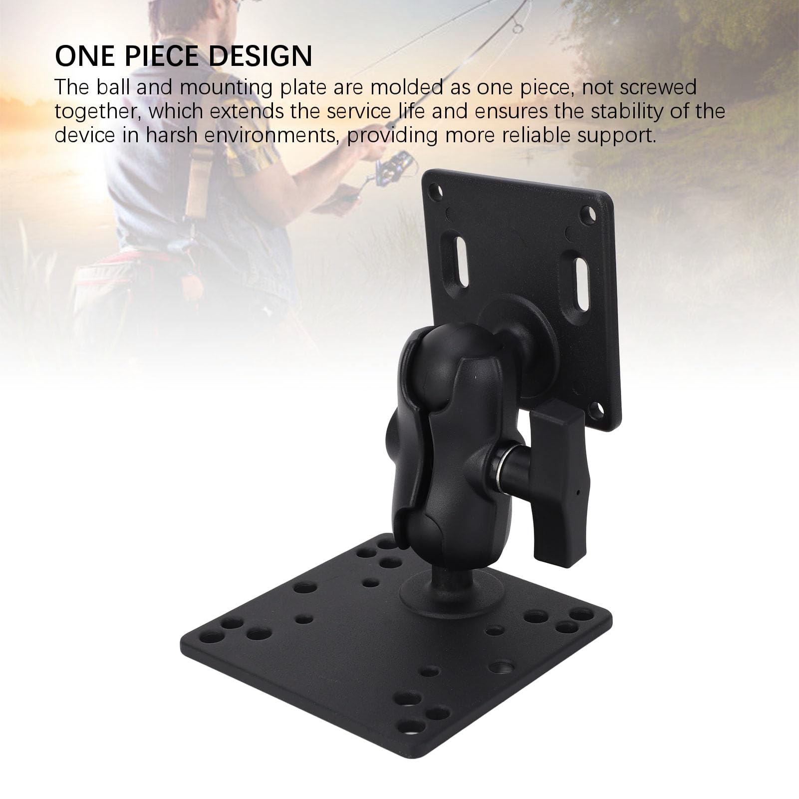 Bras D'extension Aluminium 9 Cm Pour Base à Billes 1" - Double Prise, Serrage Renforcé - Pour Support Téléphone, Appareil Photo, GoPro - Léger Et Durable