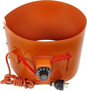 Metal Drum Heater, Bucket Heater for 5 Gallon Drums,Grease Keg Heater, Insulated Band Heater,800 Watt, 120 Volt (34in-5 Gallon(1 Pack))