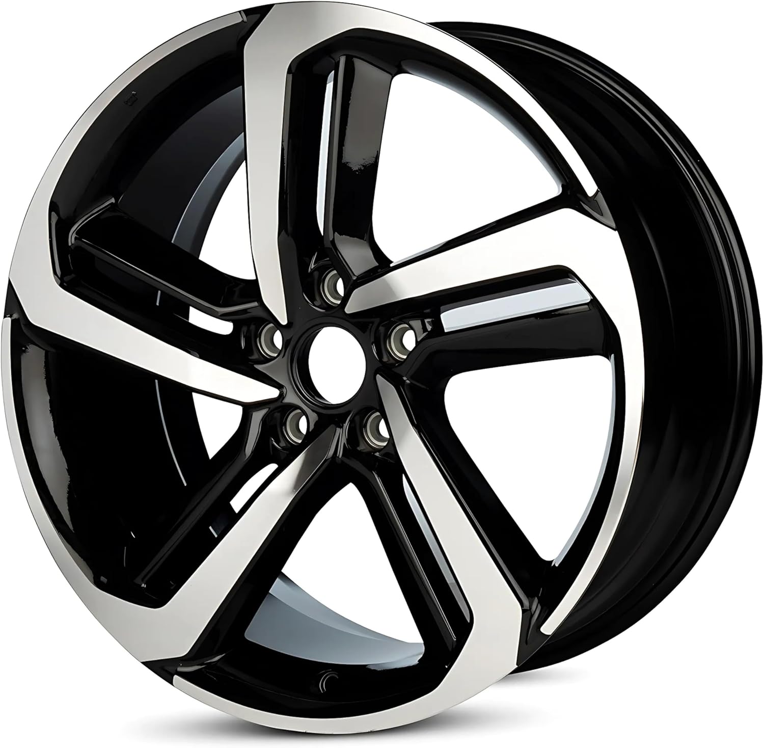 For 2018-2022 Honda Accord 19 Inch Machined Black Alloy Rim - OE Direct Replacement - Road Ready Car Wheel