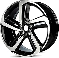 Vista 7 de For 2018-2022 Honda Accord 19 Inch Machined Black Alloy Rim - OE Direct Replacement - Road Ready Car Wheel