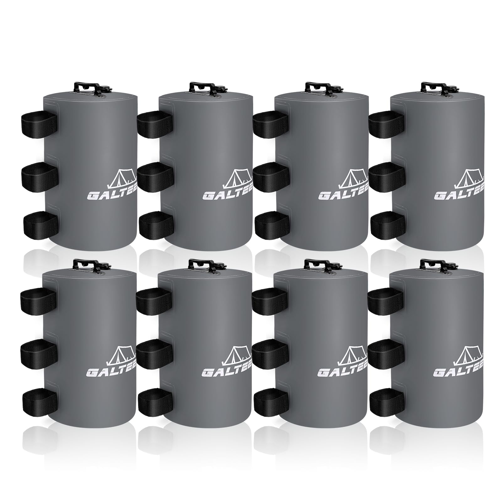 Canopy Water Weight Bag,176 LBS Water Tent Weights Set of 8 Leg Weights for Pop Up Canopy,Canopies,Tent,Gazebo,Gray