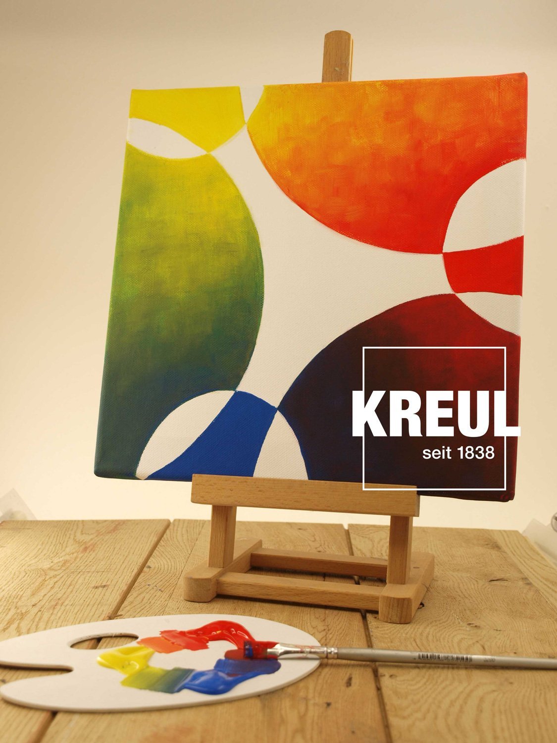 Kreul 84137 - Solo Goya Acrylic, Tube De 100 Ml En Abricot, Peinture Acrylique Crémeuse Et Polyvalente De Qualité étude, à Base D'eau, Séchage Rapide Et Mat