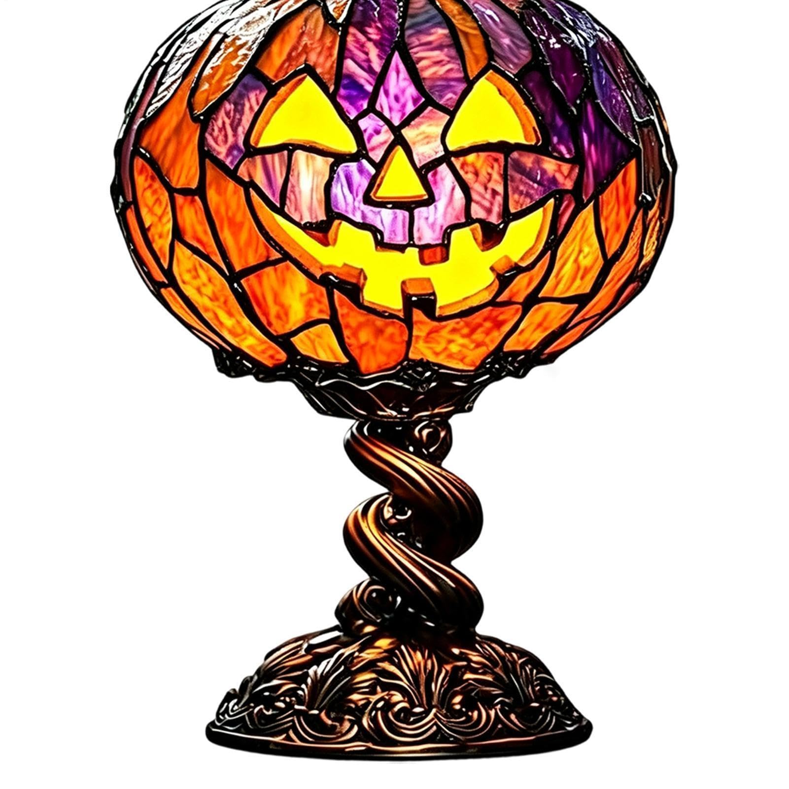 Lampade di Halloween | USB Plug-in Scrivania Comodino Comodino Decorazione Luce Spettrale | Lampada da tavolo di Halloween per casa vacanza libreria corridoio comodino comodino camera da letto ufficio mensola