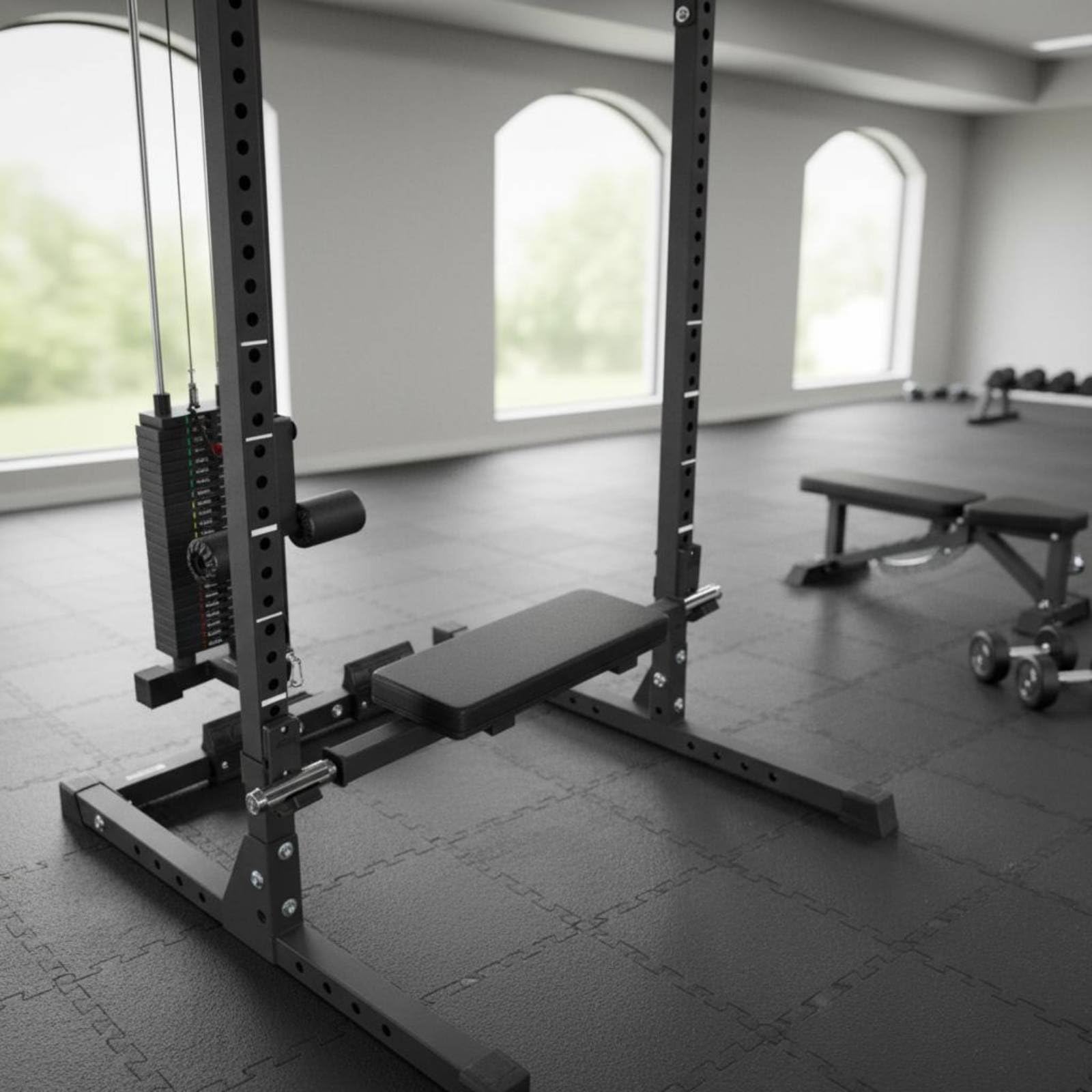 MERIGLARE Bar Barbell Polster Hüftauflage Fitness Zubehör mit Stabiler PU Schaum Dichte für Gleichmäßige Druckverteilung Und Sicheren Halt für Kraftsport