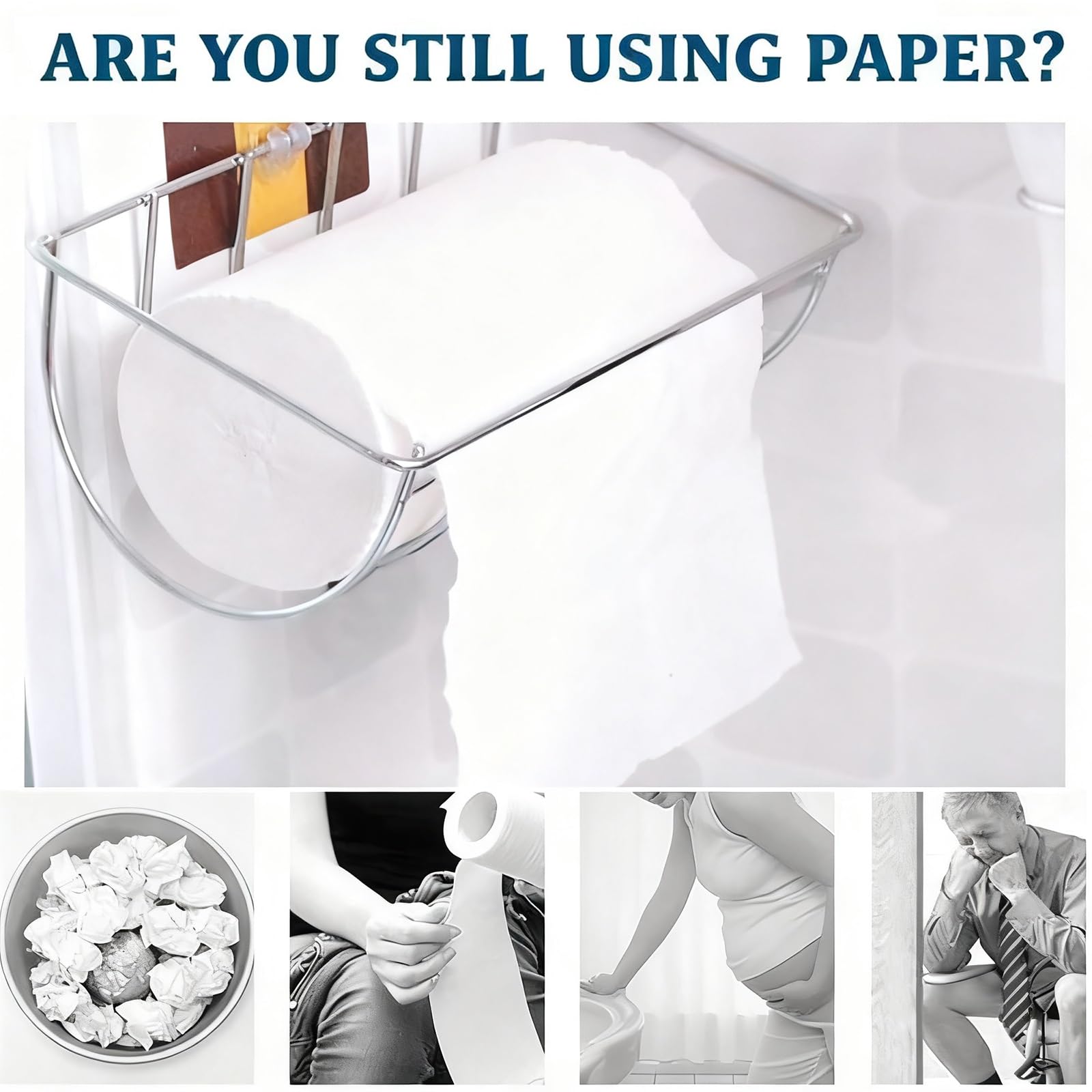 Bidet Higienicas para wc Bidé Accesorio para Inodoro Limpieza Delantera y Trasera Baño Adaptador Inodoro Accesorio para Bidé de Agua Caliente y Fría Fácil Instalación