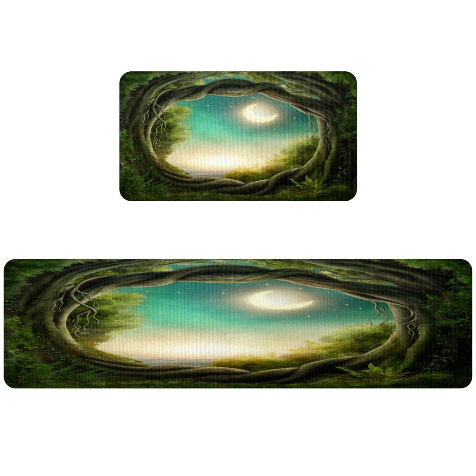 Tapis de cuisine lavable et absorbant contre taches de sol