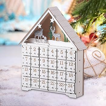 特大 WOODEN クリスマス アドベントカレンダー 木製おもちゃ オーナメント 里の木のおもちゃ みのる」(里のみのる工房)|「木のアドベントカレンダー」