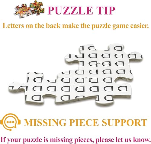 Miniatura 7 de Colorido árbol de la vida rompecabezas para adultos de 1000 piezas, rompecabezas de árbol degradado arco iris, rompecabezas de arte abstracto para