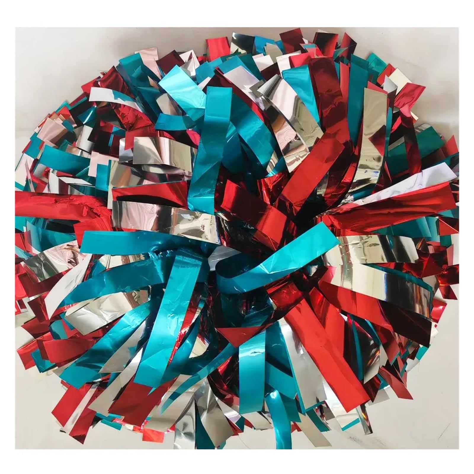 Cheerleading Poms for Sports Festival Performances(Color 14,8 Inch)