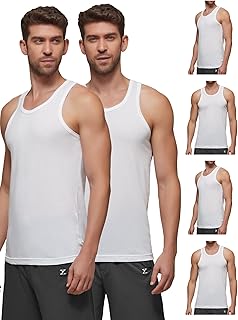 xyxx Men's Ace Cotton Modal Regular Fit Solid Round Neck Vest (Pack of 6) | Super Soft, Breathable & Ultralight Vest with Anti Microbial Finish-picture-15