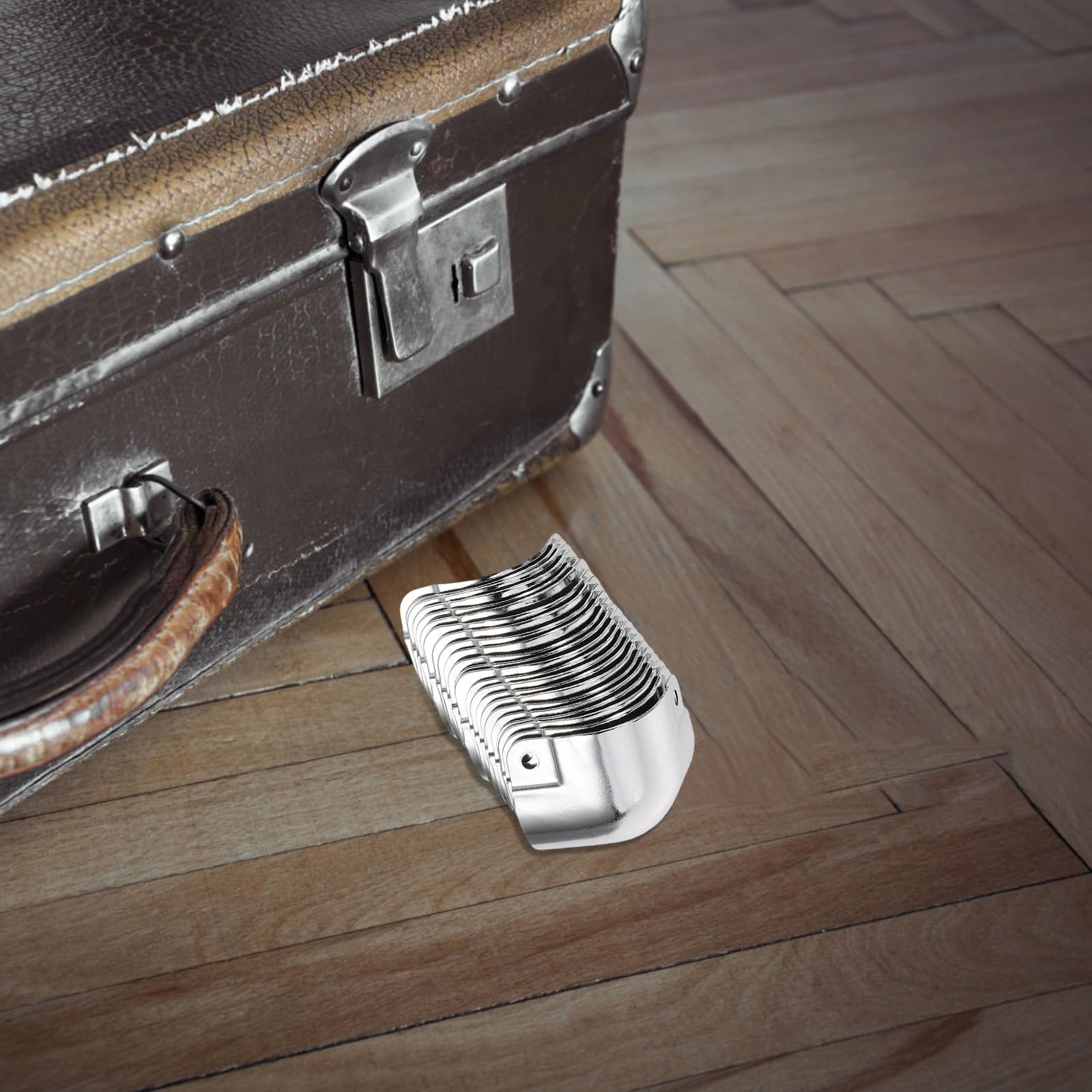 CANIGHT Eckenschutz Aluminium 20 Stück Kantenschutz Für Flightcases Werkzeugkästen Metall Schutzvorrichtungen Breite Kompatibilität Für Reise Und Transport