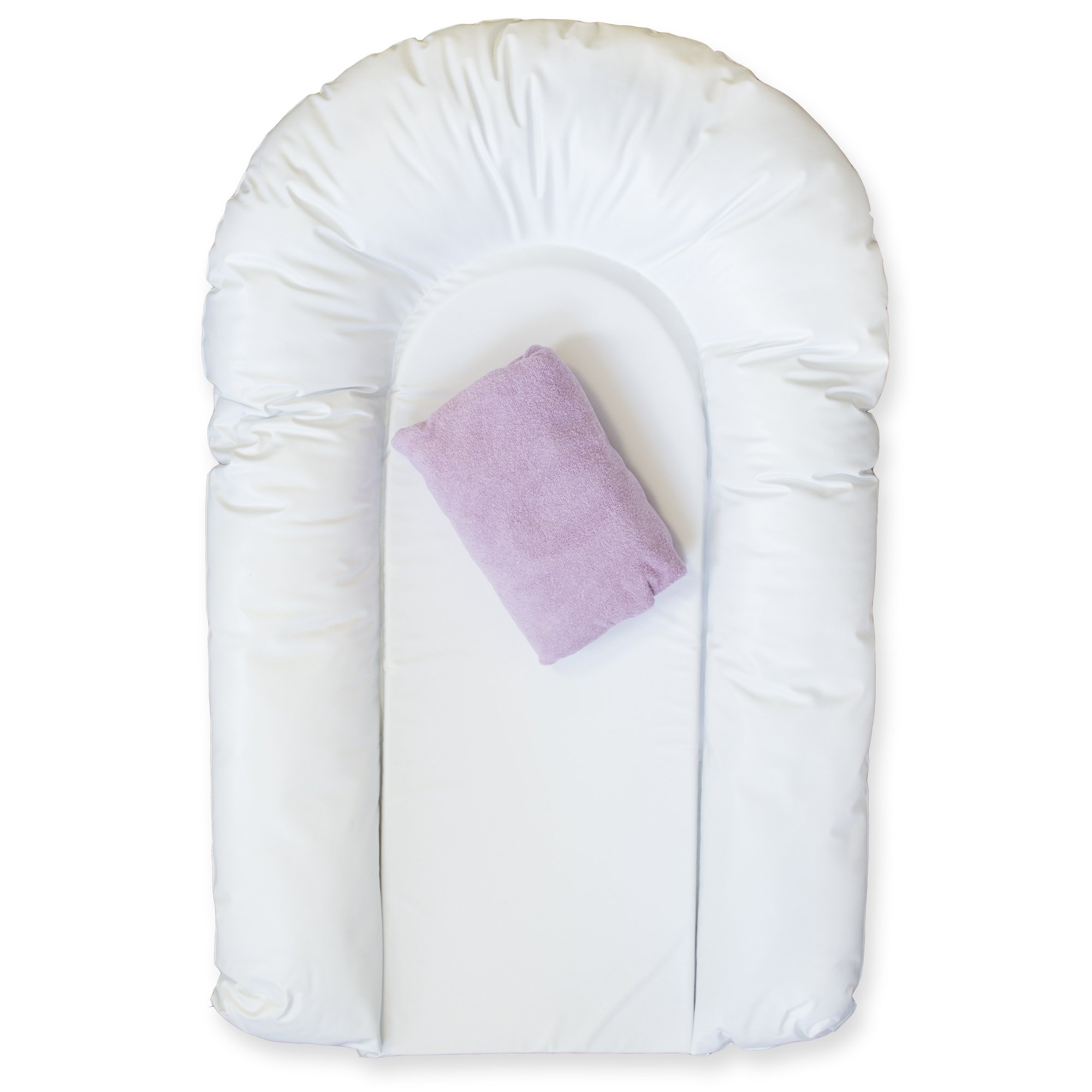 PMP Set Wickelauflage aus PVC + Bezug Flieder 50 x 75 cm