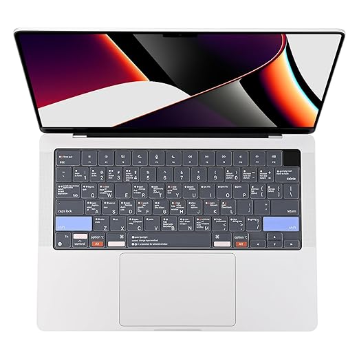 Keyboard cover and trackpad protector for MacBook