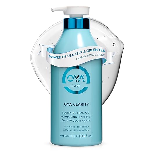 OYA CLARITY Clarifying Shampoo - 943 ml Purifying Shampoo Removes Build-Up, Residue, Chlorine, Hard Water Minerals, and Styling Products - Sulfate-Free, Gentle Shampoo Safe for Color Treated Hair