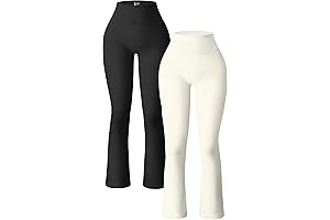 Earthy GIRL Aesthetic 2-Piece Ribbed Yoga Pants