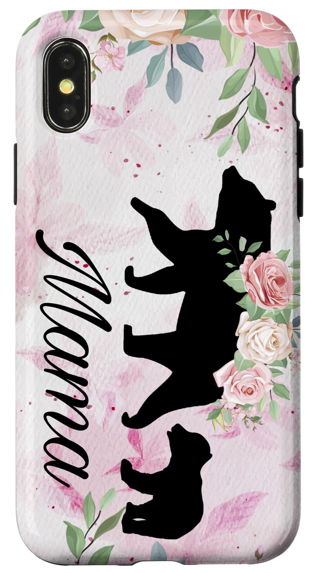 iPhone X/XS 2 Kiddos MAMA Bear Gift for Mom Case