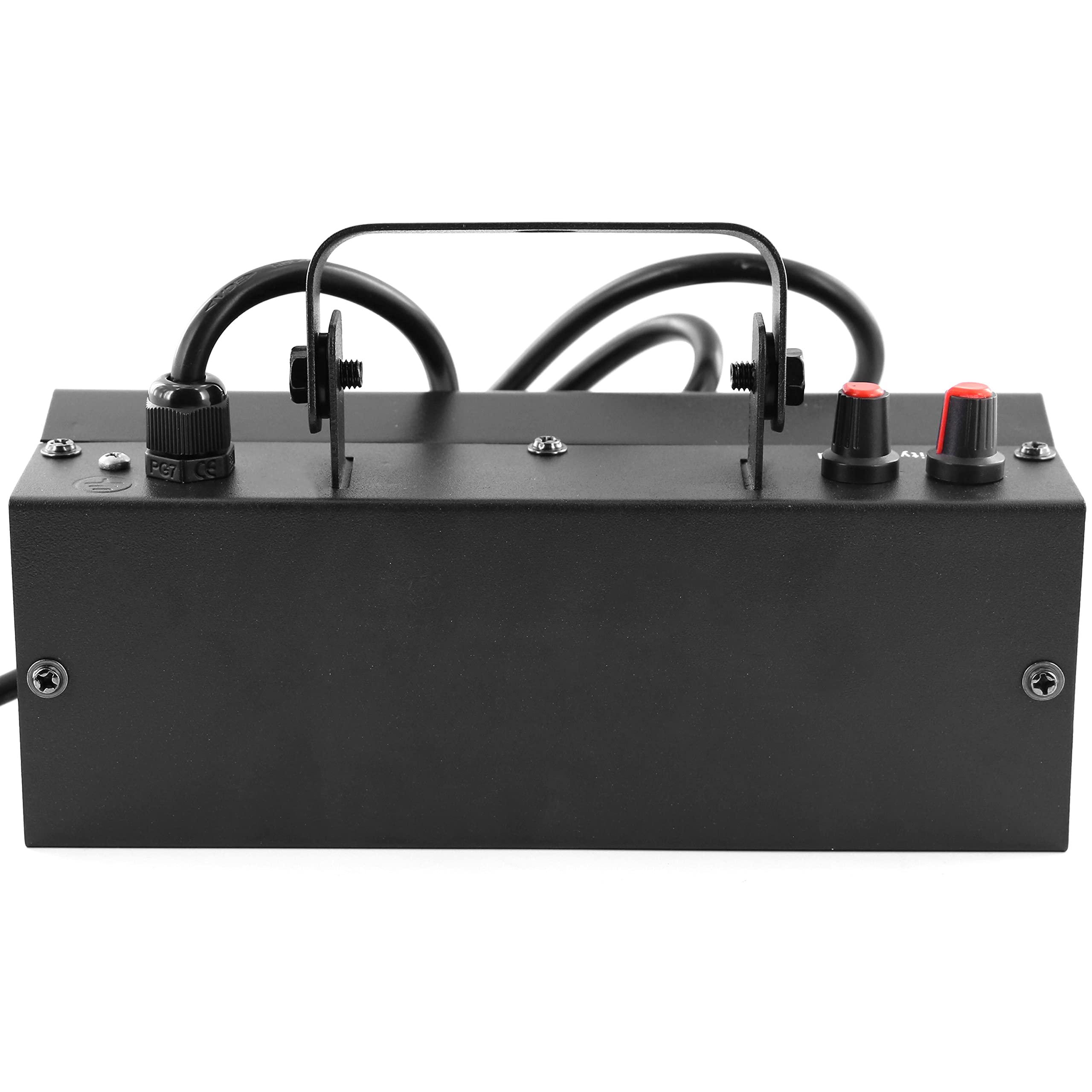 BoomTone DJ LED Strobe 2 x 20 W Nero - Stroboscopio LED potente per effetti di luce mozzafiato - Giochi di luce serale - Strobe DJ - Rilevamento musicale - Flash intenso - Illuminazione da discoteca