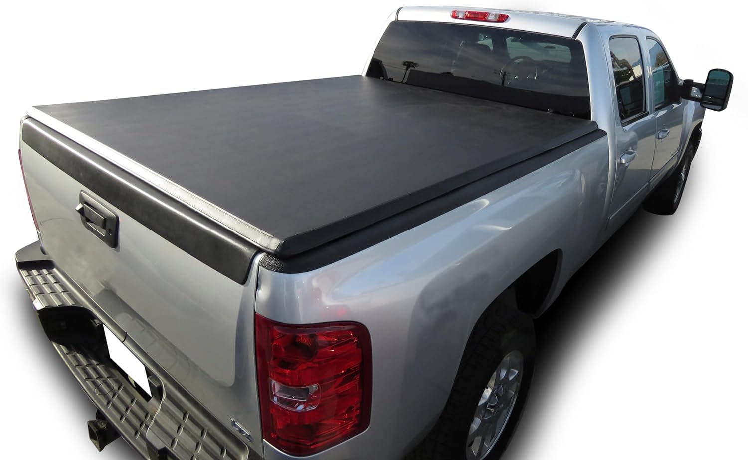 Black Horse Premier Soft Trifold Truck Bed Tonneau Cover Compatible with 07-14 Sierra 3500 HD/Silverado 3500 HD|07-14 Sierra 2500 HD/Silverado 2500 HD|07-13 Silverado-Sierra 1500 6.6ft Bed-PRS-GM09