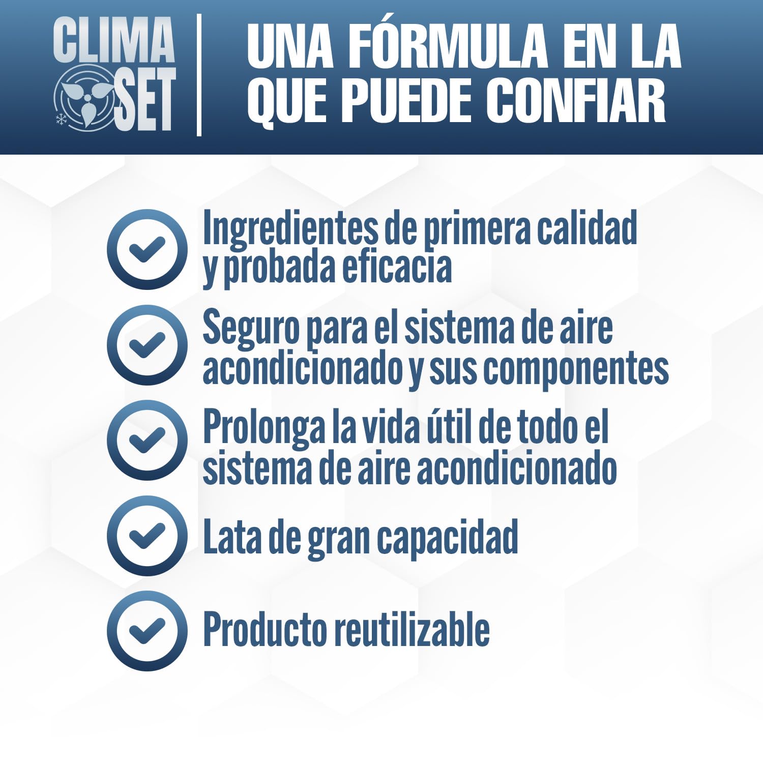 CLIMASET - 4 Recargas de Gas sustituto R134a para Aire Acondicionado - Kit de Recarga de Gas para Aire Acondicionado - Kit de Recarga de Aire Acondicionado para Automóviles