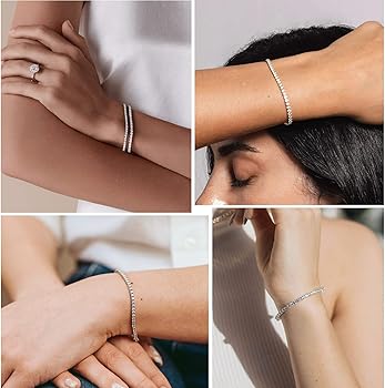 【マストアイテム♪】テニスブレスレット レディース メンズ新品、未使用 Amazon | [ChainsHouse] テニスブレスレット レディース