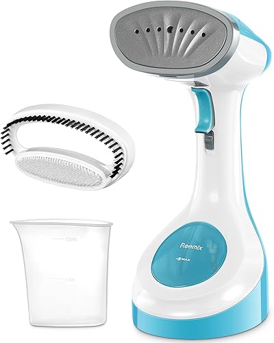 Vaporizador para ropa, vaporizador de ropa Reemix con gran tanque de agua desmontable de 10.15 onzas, calentamiento rápido 25S, vapor penetrante
