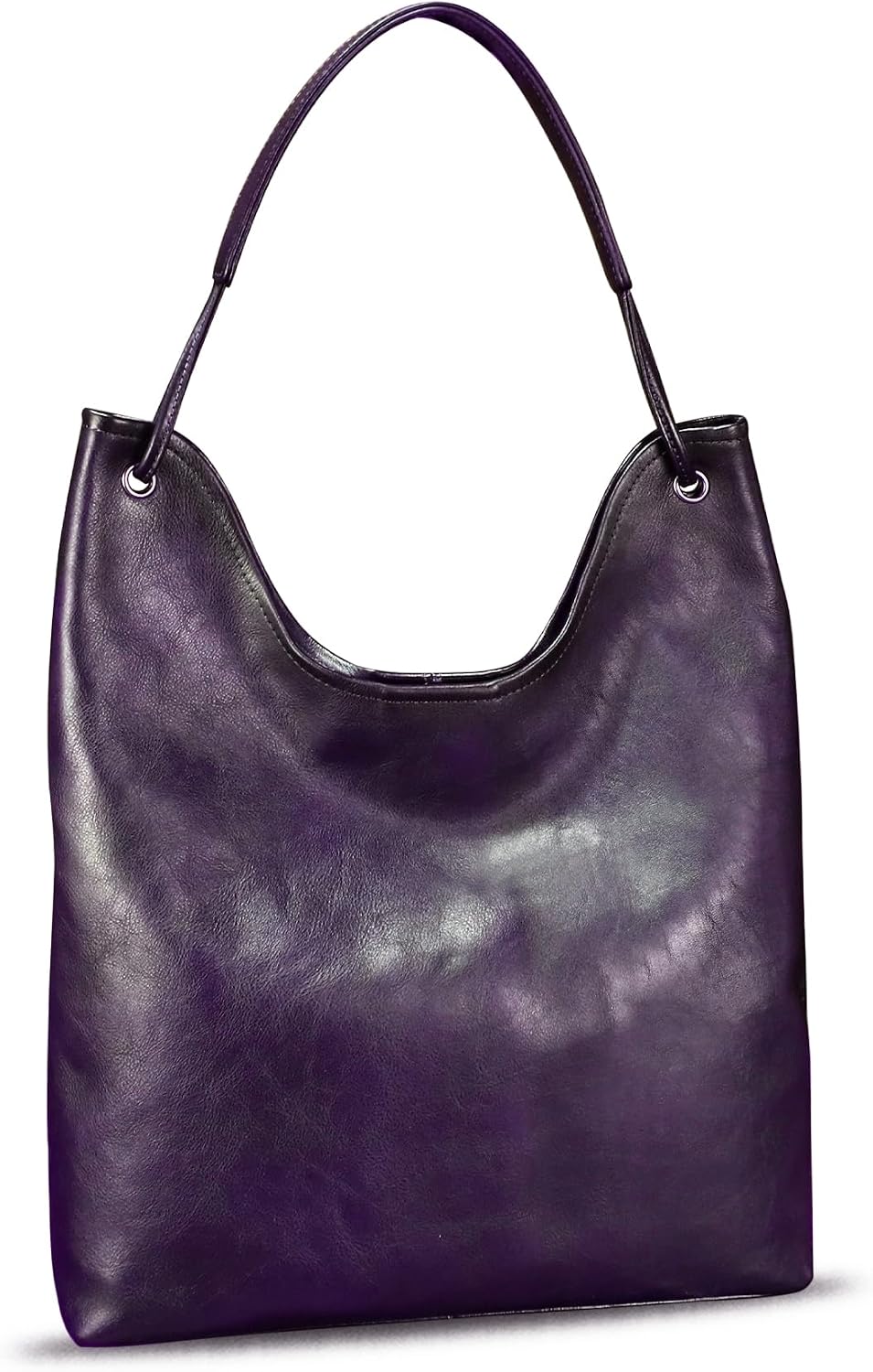 Genuine Leather Hobo Bags for Women Shoulder Tote Bag Full Grain Leather Satchel Purses Handbags