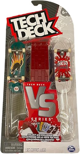B09TWZ1H4B_image_2 Tech Deck VS Series Sk8shop - Juego de mini diapasón obstáculos y cartas de desafío primitivo
