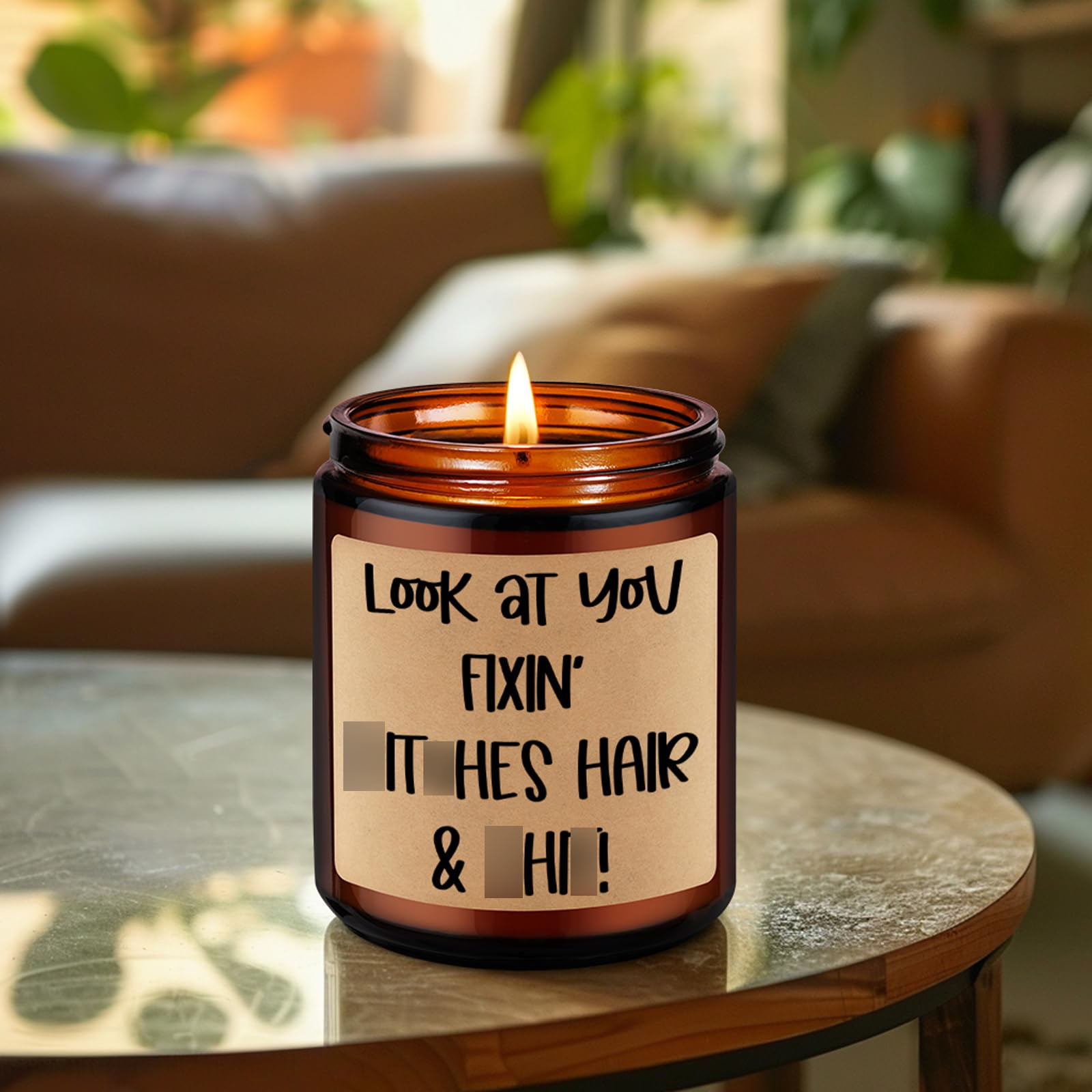 LEADO Hairstylist Candle - Hairdresser Gifts, Hair Stylist Gifts for Women, Men - Hair Salon Decor, Cosmetology Student Graduation Ideas - Funny Fathers Day, Birthday Present for Hair Dresser, Barber