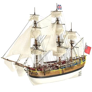 Amazon | 木製帆船模型キット HMSエンデバー 18世紀の海洋探検を