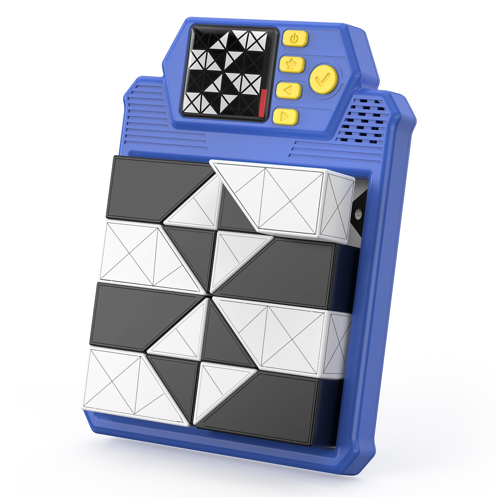 Photo 1 of 1VSALL Hidden Blocks Puzzle for Ages 6+, 210 Challenges & 3 Difficulty Levels, Smart Brain Teaser Puzzle with Built-in Answer Verification, Logic Game to Train Logic Spatial Skills