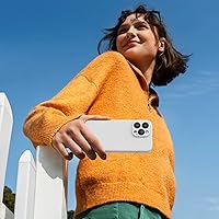 Vista 1462 de Miracase Funda diseñada para iPhone 13 Pro Max con protector de pantalla, [forro de microfibra suave antiarañazos], funda protectora de silicona