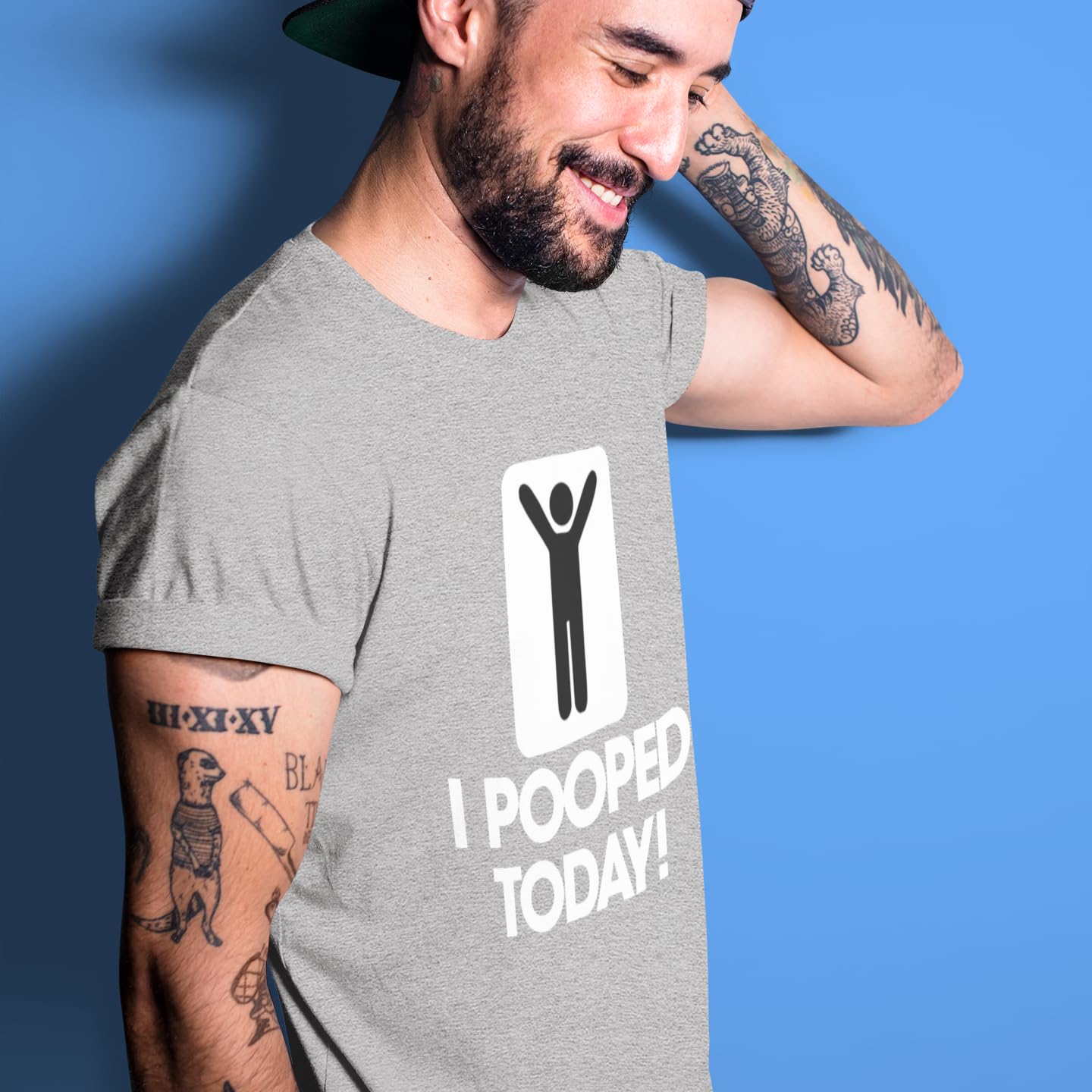 shop4ever I Pooped Today - Camiseta divertida