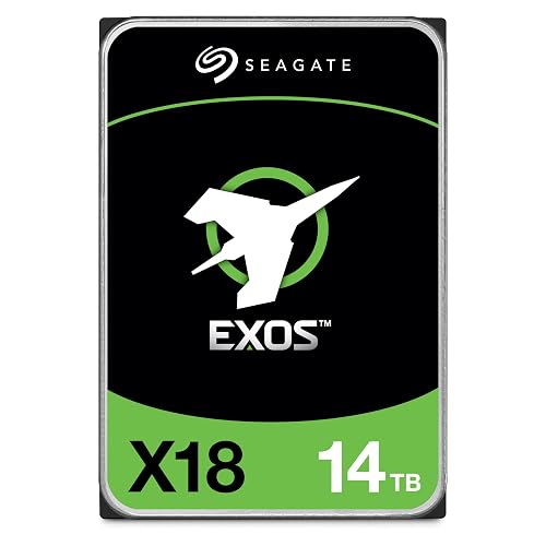 Hard Drives Brand Seagate Model Seagate Exos X18 ST14000NM000J - Hard Drive - 14TB - Internal - SATA 6Gb/s - 7200rpm - buffer: 256 MB (Renewed)