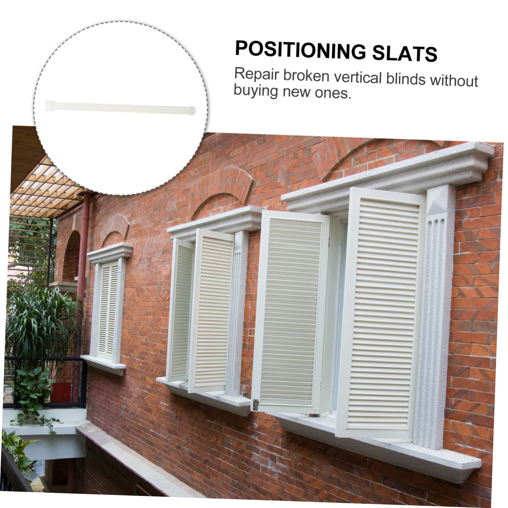 ULDIGI Fix Broken Vertical Blinds Fast 100pcs Cable Clips for Easy Installation