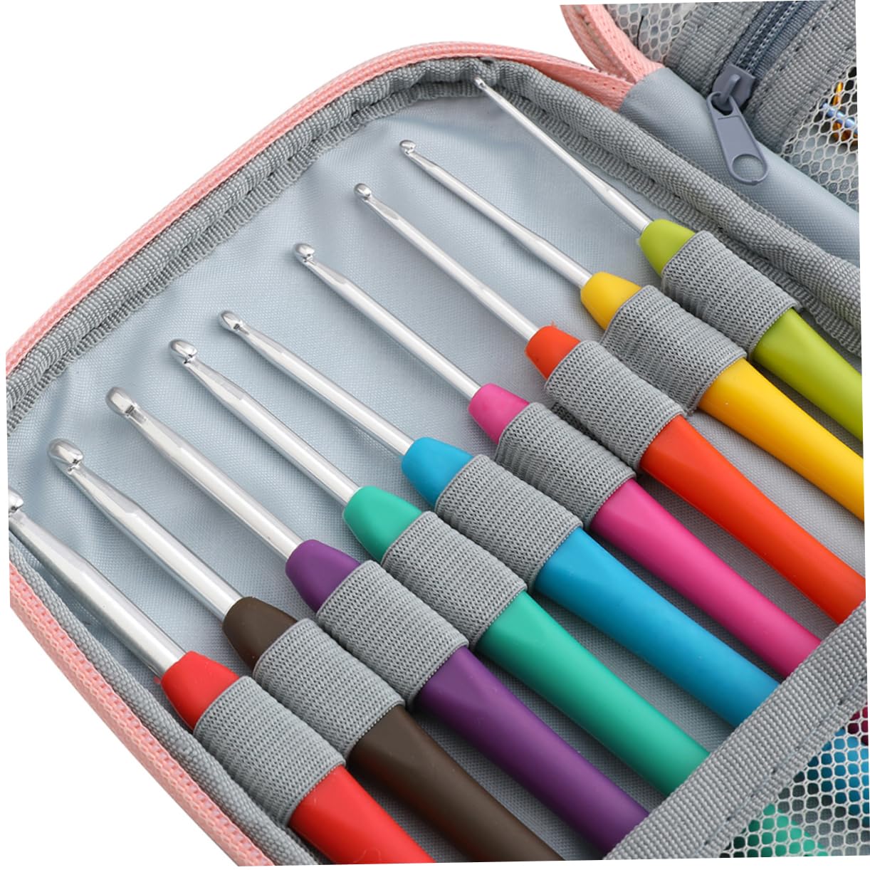 HOMSFOU 1juego Herramientas De Mano Con Bolsa De Almacenamiento Kit De Ganchillo Con Agujas De Para Manualidades y Proyectos Diy