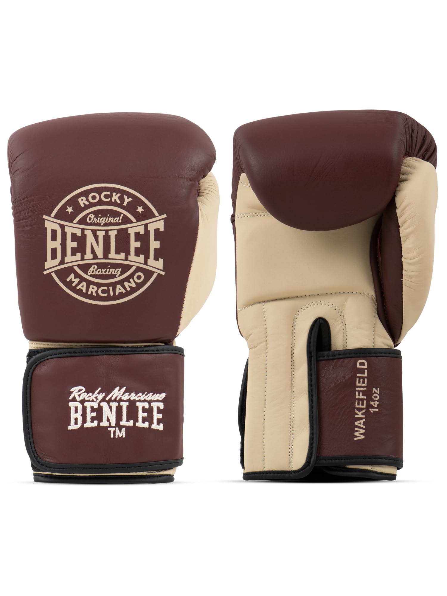 Image secondaire de BENLEE Gants de boxe en cuir Wakefield Wine 12 oz