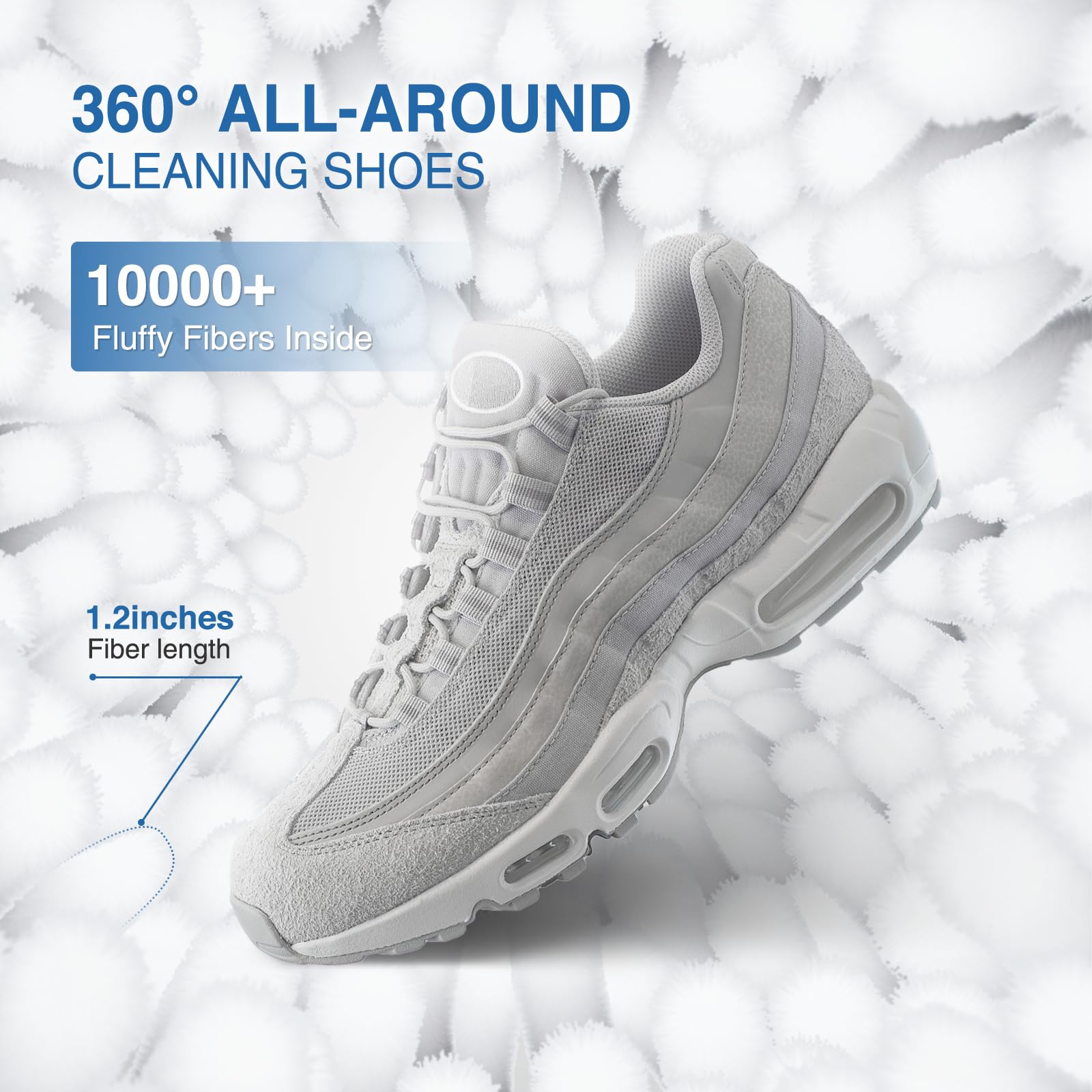 Teletrogy 2 Pezzi Sacchetti per Scarpe Lavanderia Sacchetto Scarpe con Tendiscarpe Regolabili, Borsa da Biancheria per Scarpe, Borse per Lavaggio Scarpe, Riutilizzabile e Anti-deformazione Blu