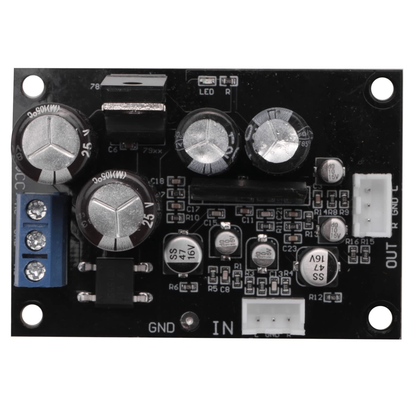 SCHNRR Vinyl Record Player Vinyl Phono Preamplifier Board MM Phono Player Amplifier Board Phonograph Amplifier F10-006 - Image 3
