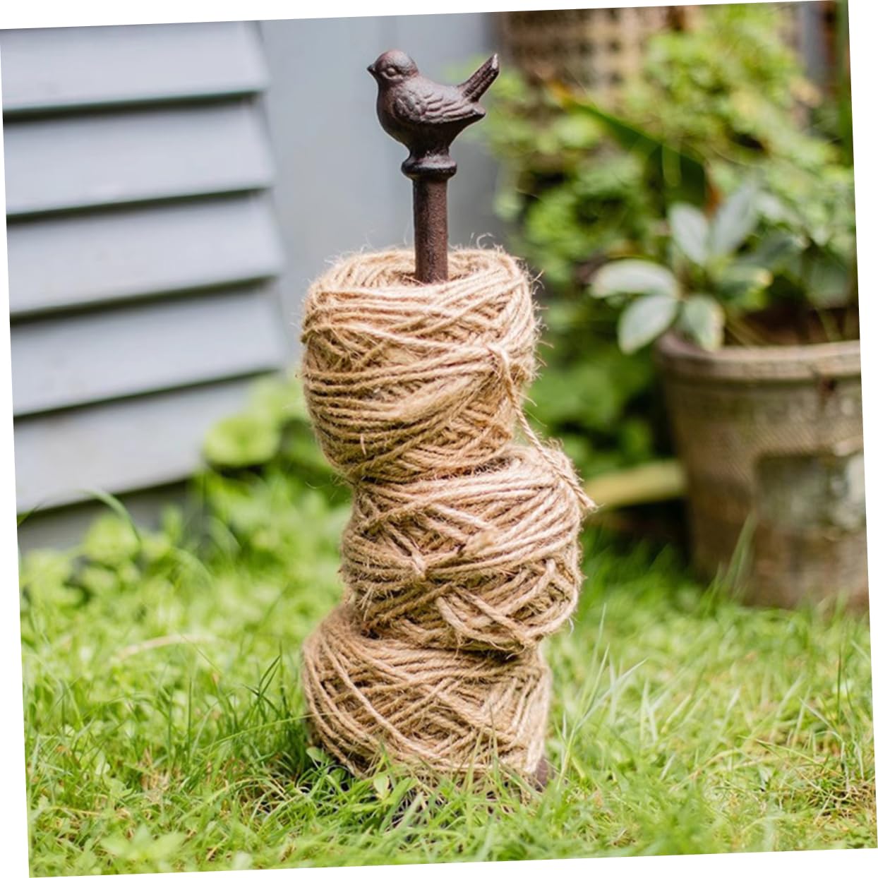 Cabilock Porte Serviettes Papier Fonte avec Oiseau Décoratif Distributeur Essuie Tout Robuste et Compact pour Cuisine Salle de Bain Style et Maison de Campagne