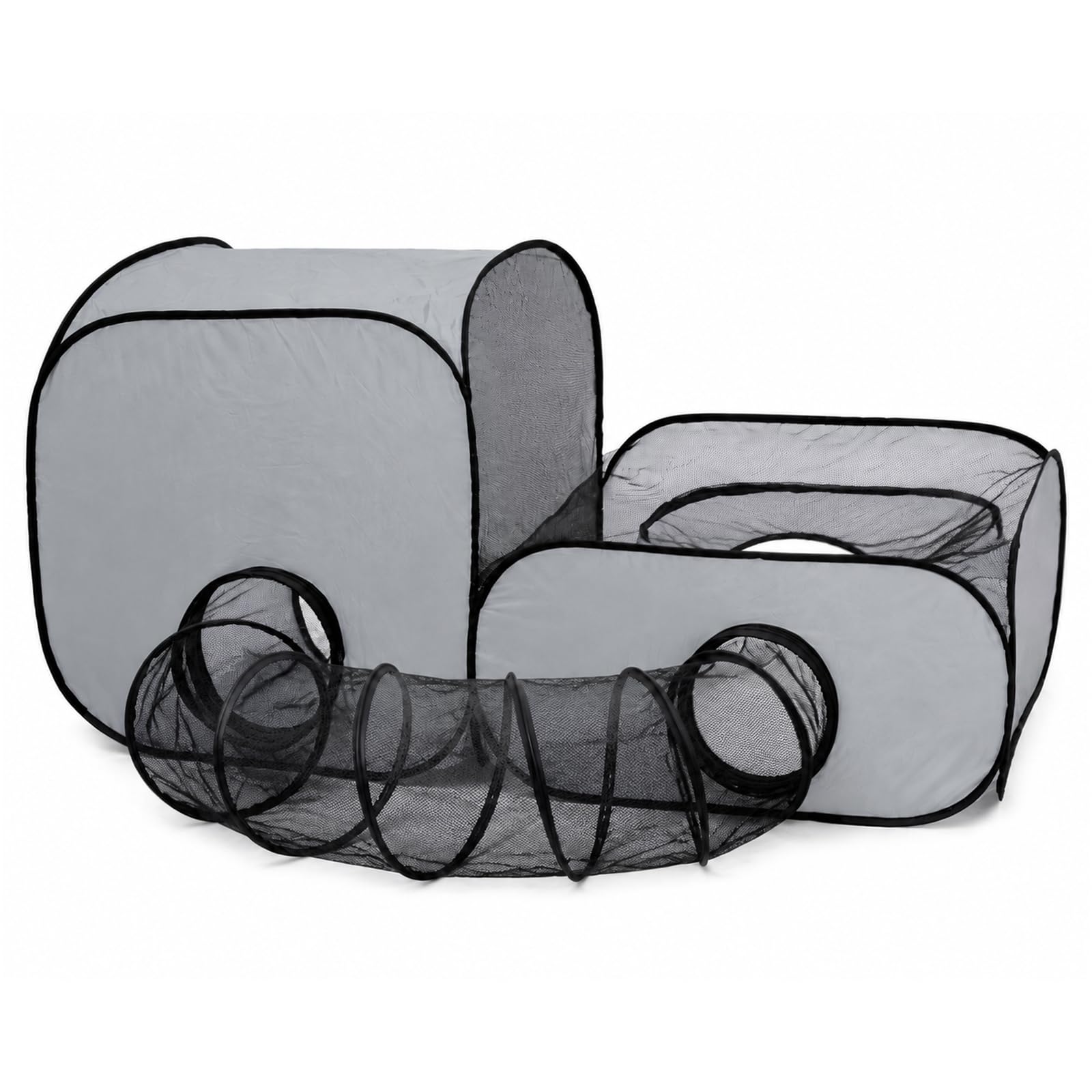 SUNNYNEST Cat Activity Center with Foldable Tunnel