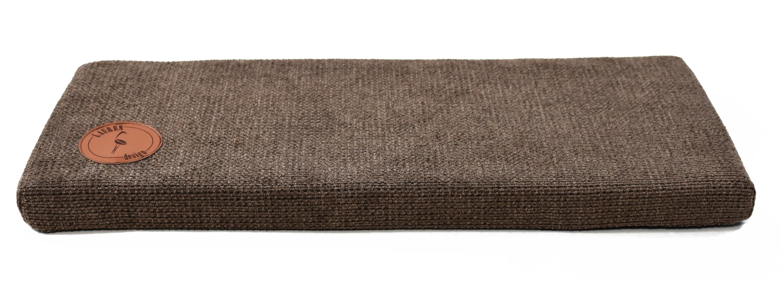 Prime Window Cat Bed, Window Sill with Non-Slip Backing, Cat Bed, 50 cm x 20 cm, Made in EU (Brown Structure, 50 x 20 x 3 cm)