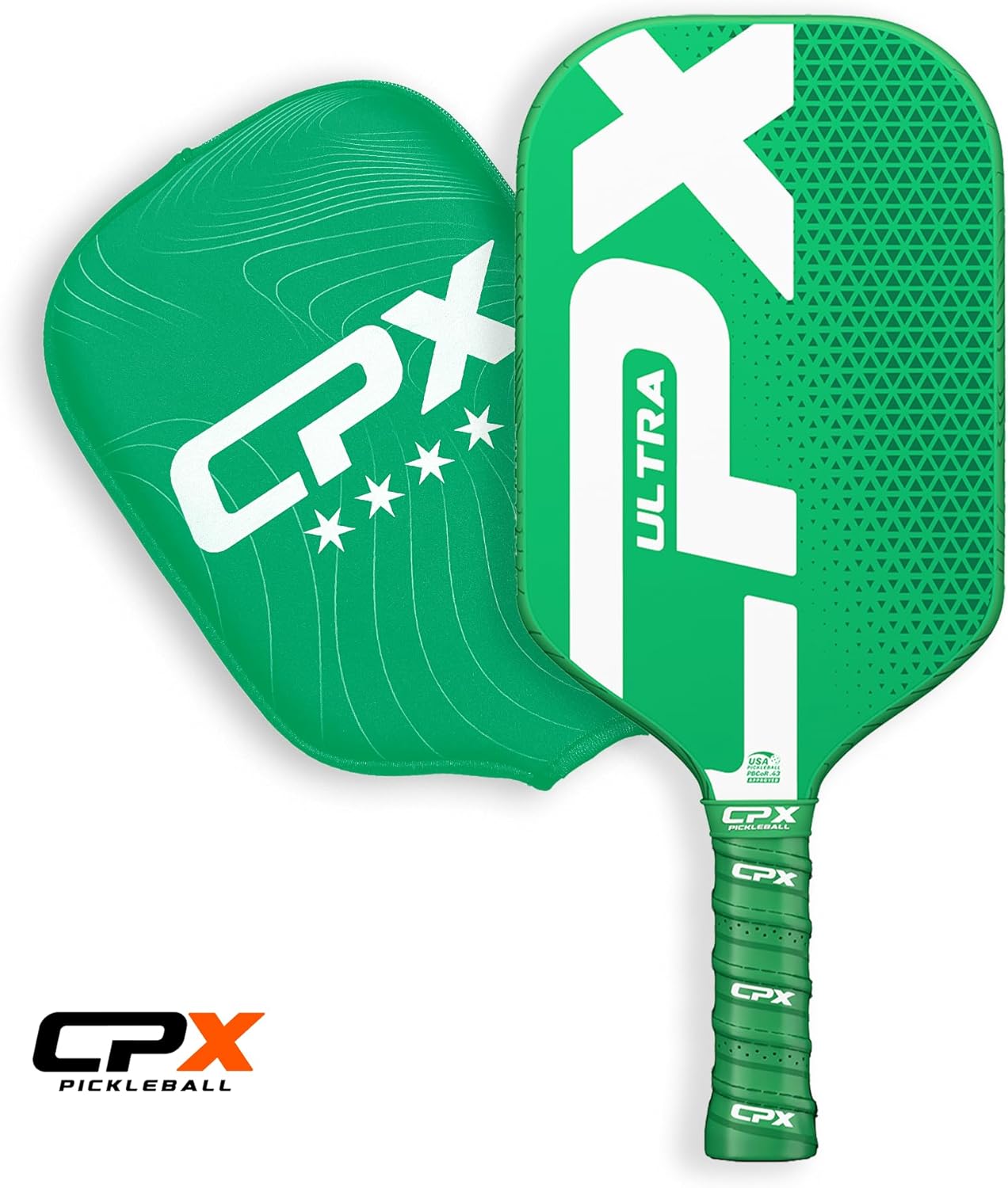CPX Ultra Series Fiber-Reinforced Friction Surface Pickleball Paddle - 16mm Polypropylene Honeycomb Core, Lightweight for Speed - Image 6