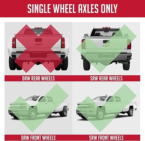 Miniatura 4 de Wheel Accessories Parts 1 pieza de espaciadores de rueda centrados en cubo de acero 8 en 6.50 2 pulgadas de grosor M14x1.5 14x1.5 14x1.5 pernos de