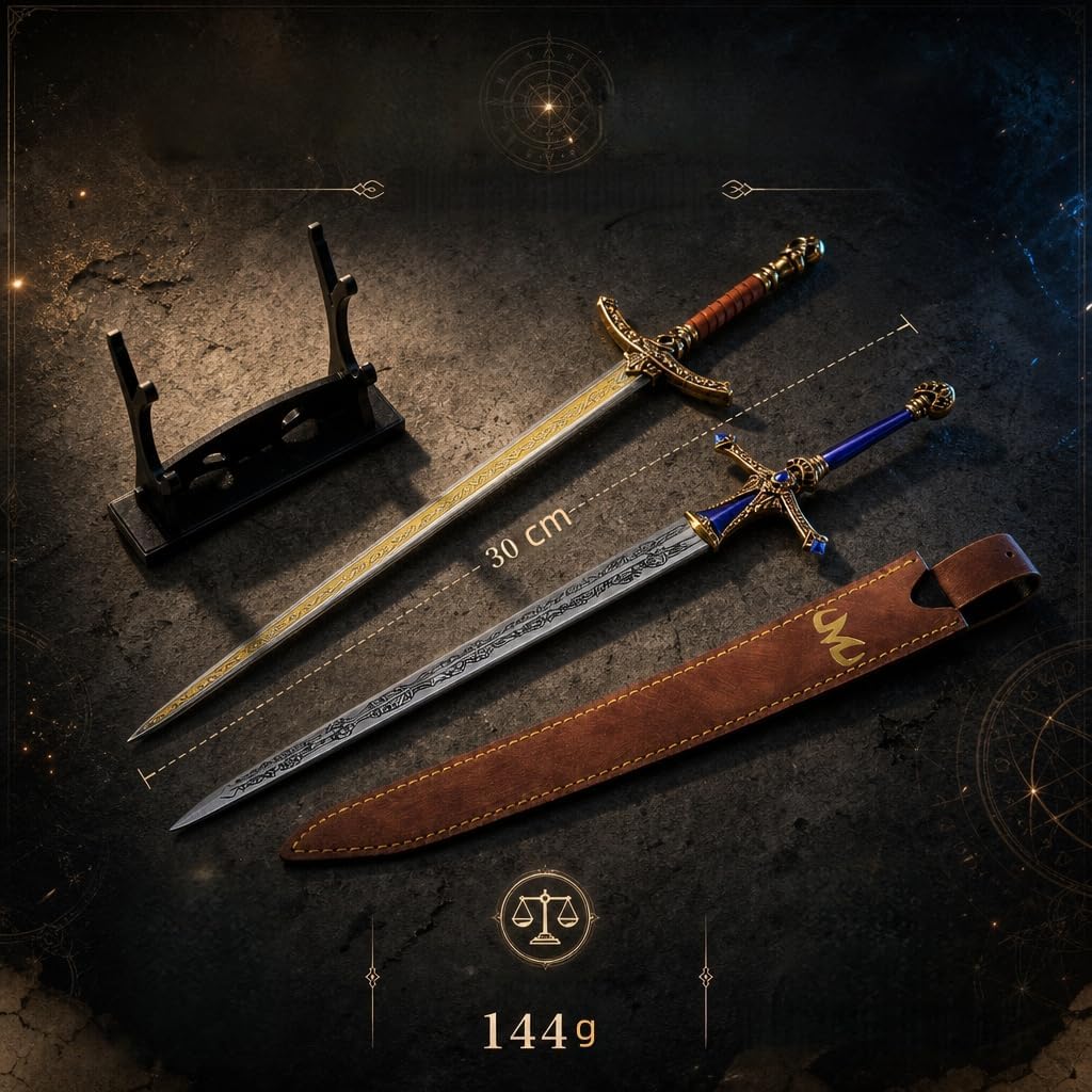 Superbuybox Game DLC Nightreign Rellana's Twin Blades Martial Arts Sword Game Collection Gift Desk Decor w/Display Stand