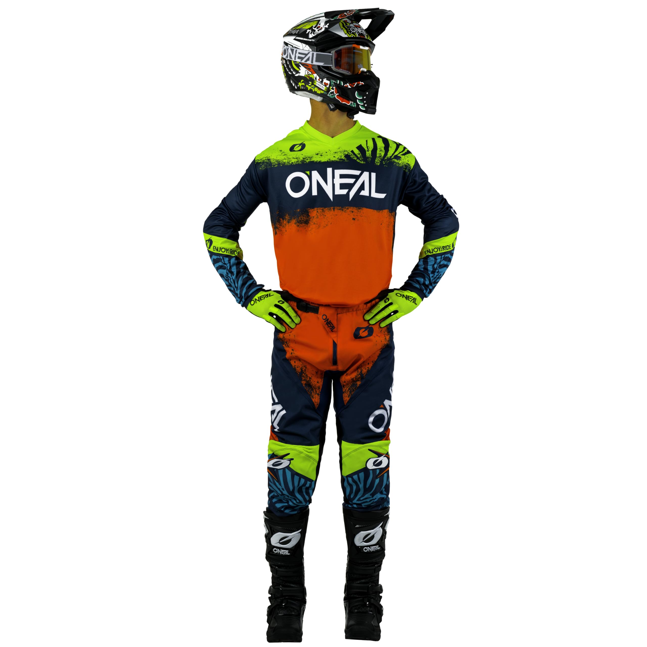 O'NEAL Element Shocker Youth Jersey Black/Orange X-Small