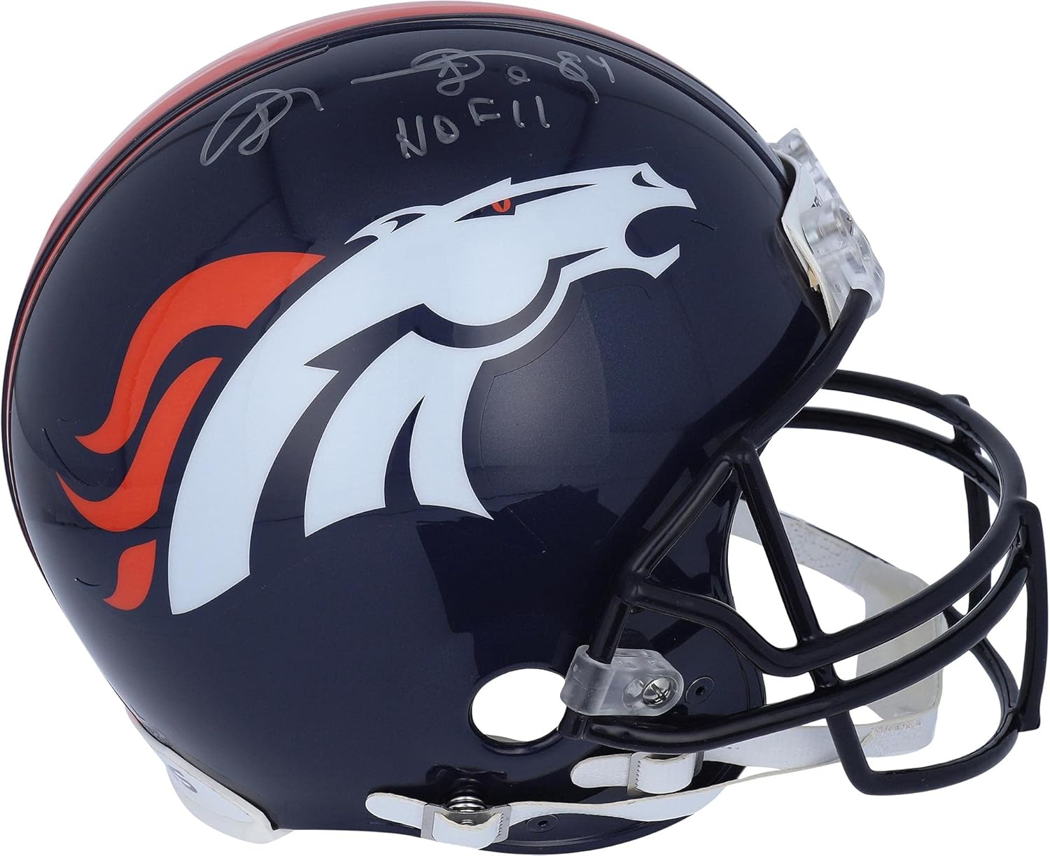 Shannon Sharpe Denver Broncos Autographed Riddell VSR4 Authentic Helmet - Autographed NFL Helmets