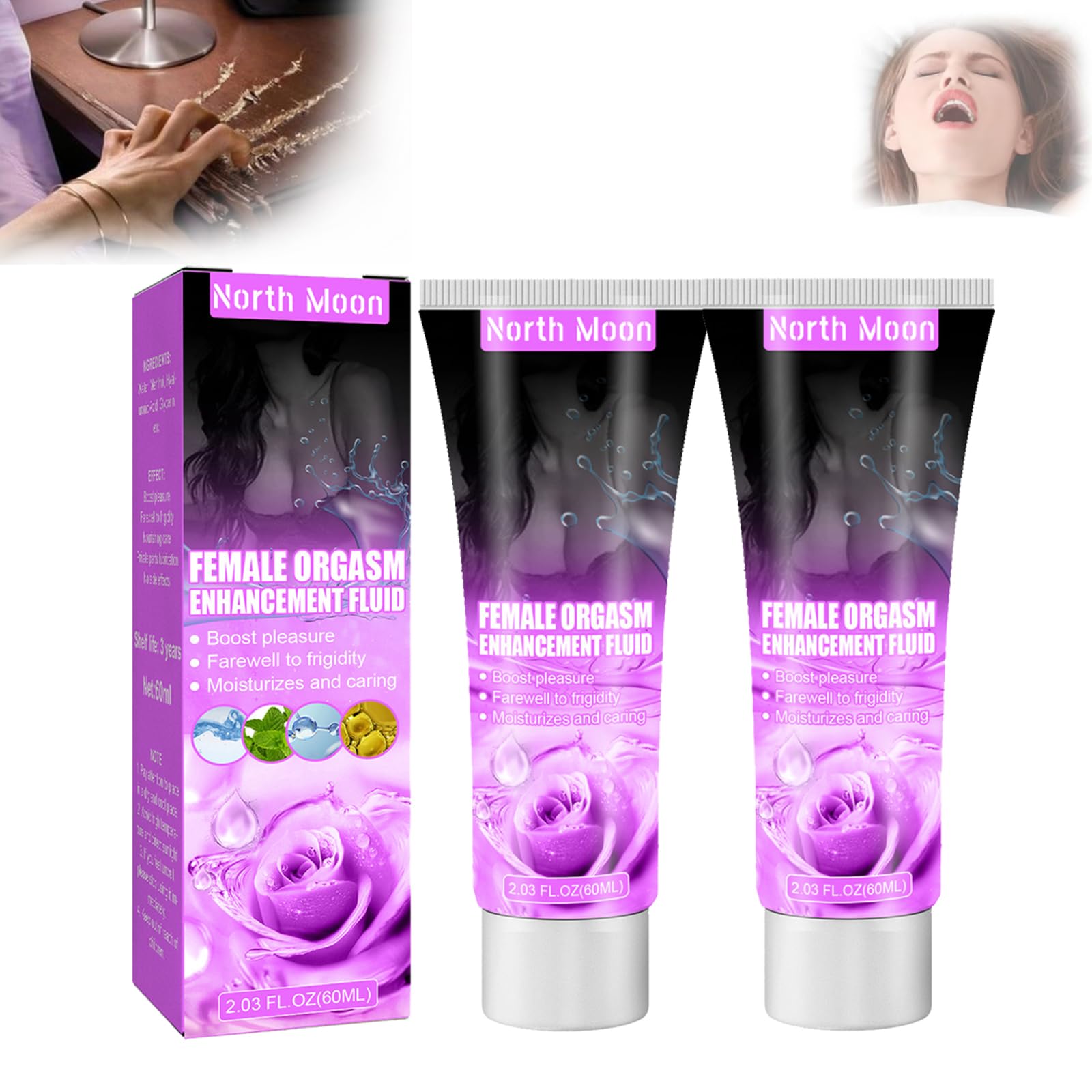 Intense Fast Orgasmic Gel,Fast Orgasmic Gel Women Sex Oils，Climax Intensifying Formula,Sensual Arousal Enhancer for Women,Sexual Pleasure Booster,Intimacy Enhancement Cream (1pcs)