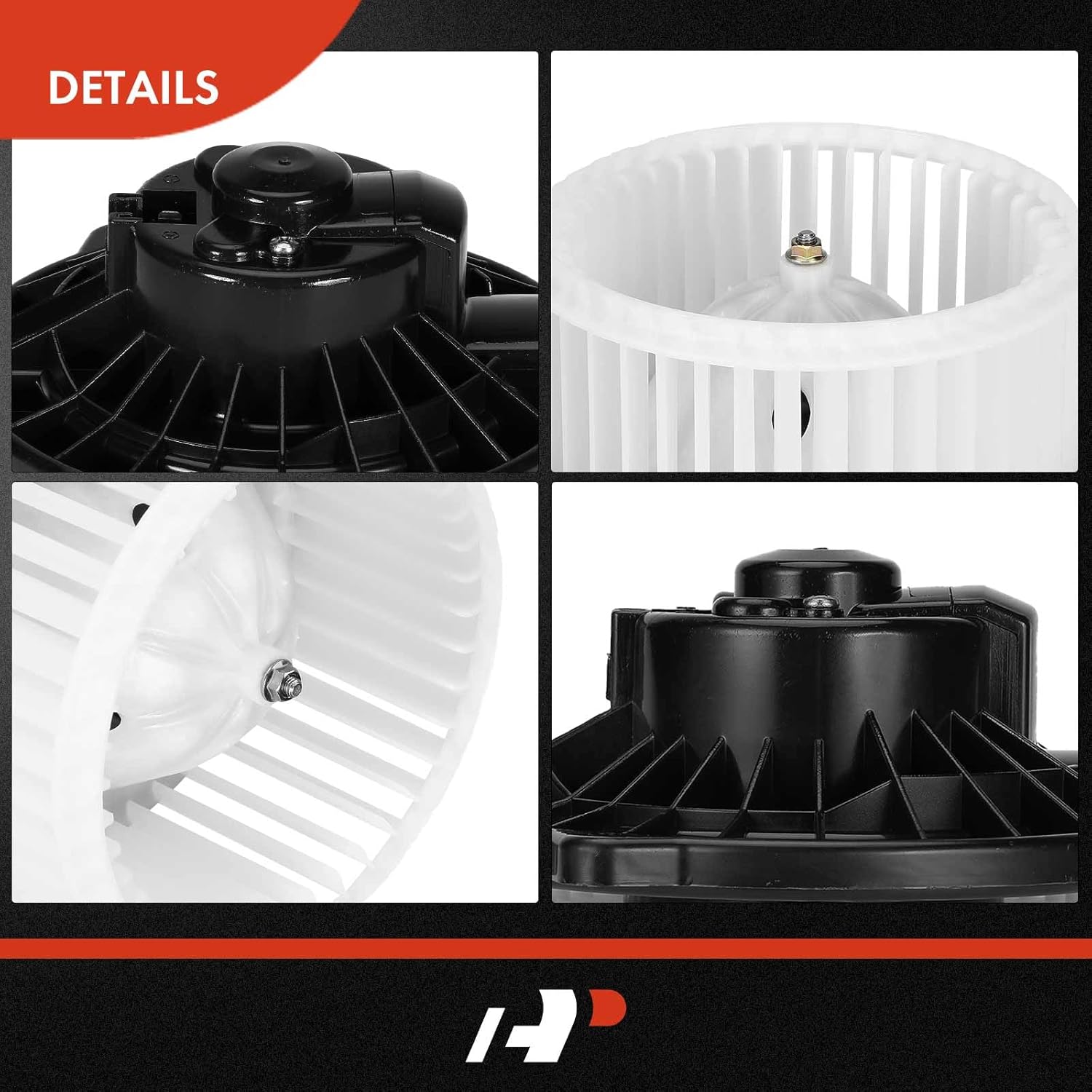 A-Premium HVAC Heater Blower Motor and Resistor Assembly Compatible with Toyota & Lexus Vehicles - Camry 2002-2006, RX330 2004-2006, Solara 2005-2008 - Front Side, 2-PC Set, Replace# 87103-06031