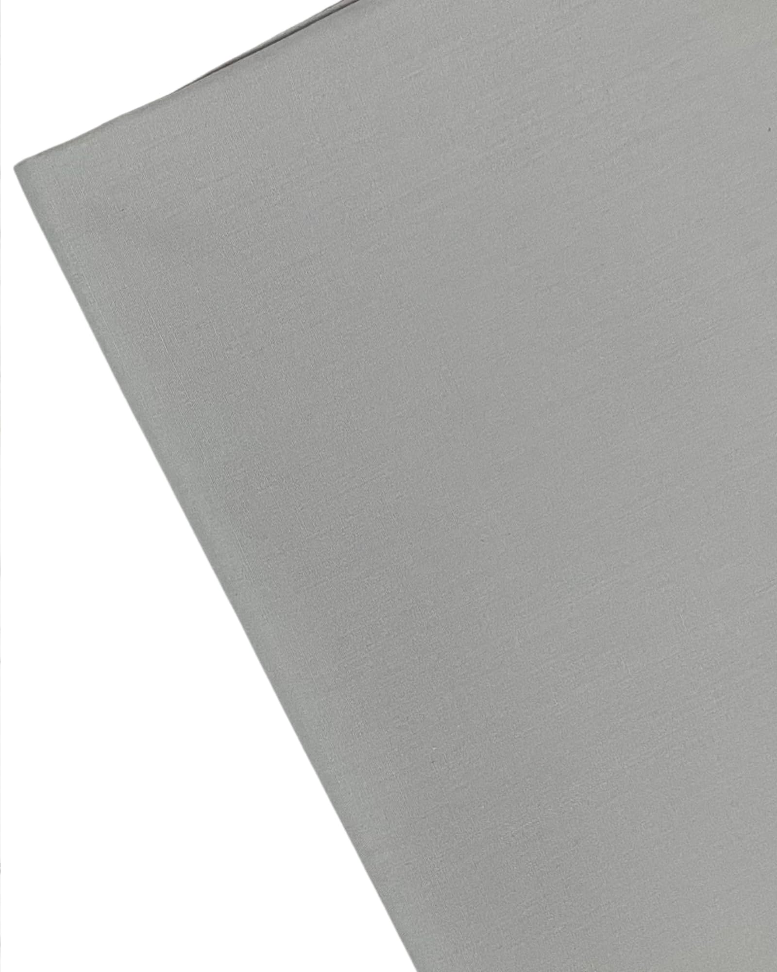 Plain Silver Grey Fabric - 45 inch / 112 cm Wide - for Dressmaking, Art & Craft, Sewing - 10 Metre
