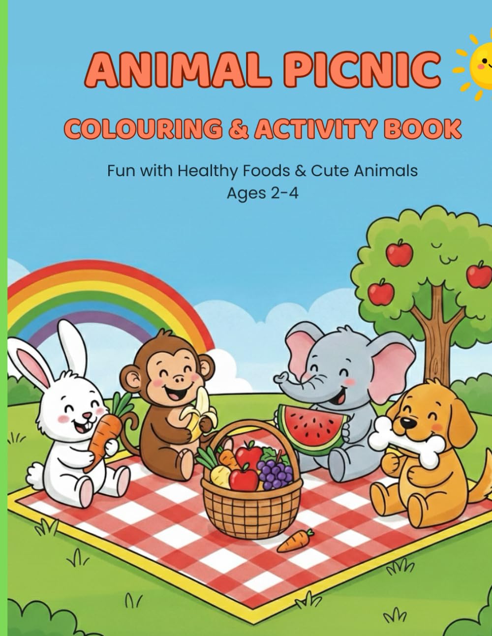 Animal Picnic: Fun with Healthy Foods and Cute Animals